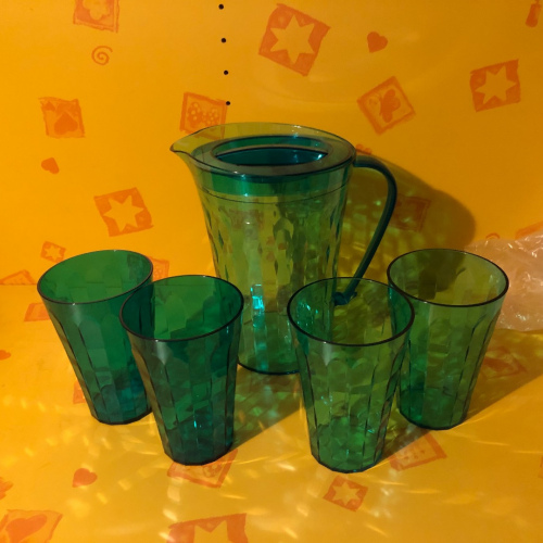 Diamant 4 Becher mit Kanne