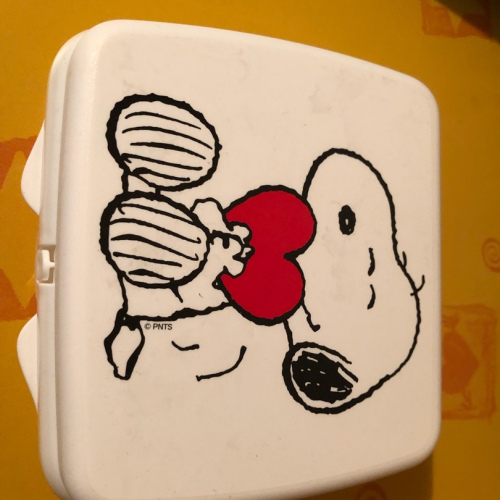Sandwichbox Snoopy Herz
